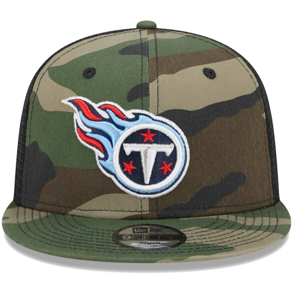 Tennessee Titans New Era Youth Main Trucker 9FIFTY Snapback Hat Camo