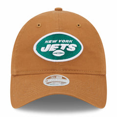 New York Jets New Era Women's Main Core Classic 2.0 9TWENTY Adjustable Hat Brown