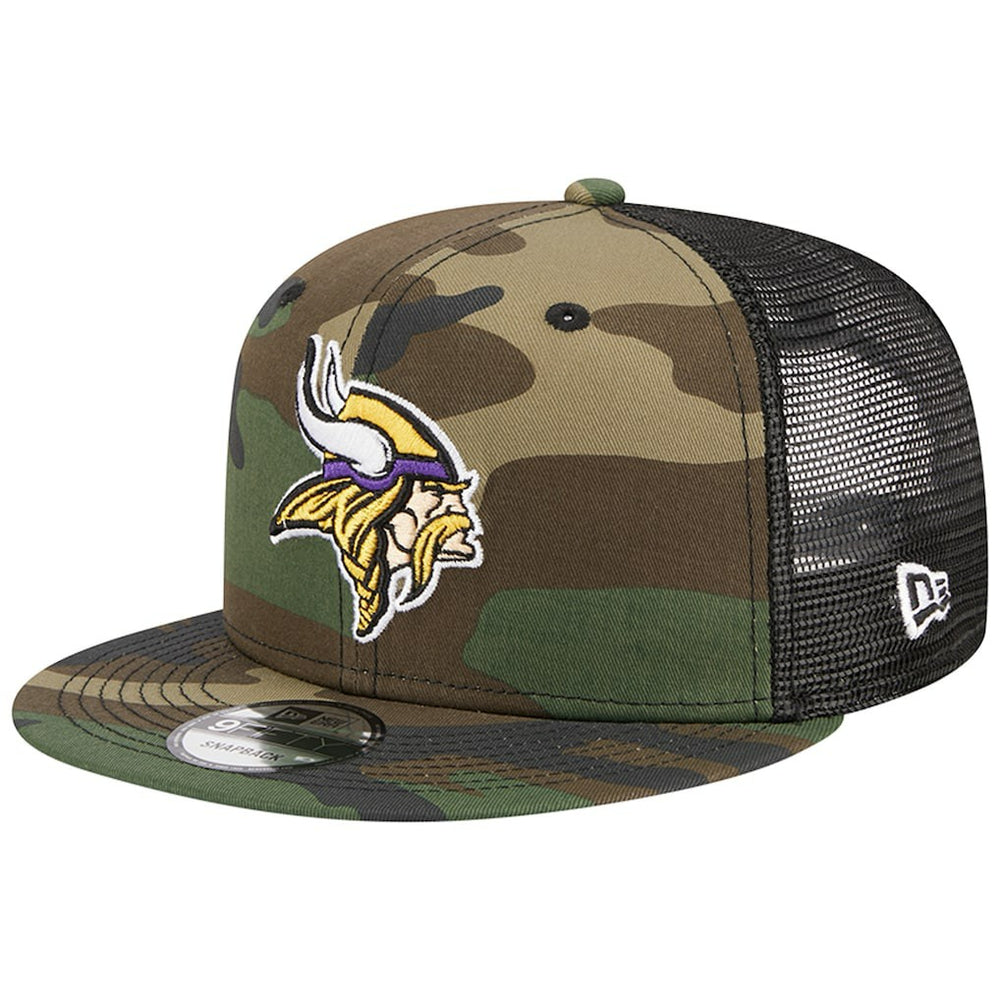 Minnesota Vikings New Era Main Trucker 9FIFTY Snapback Hat Camo