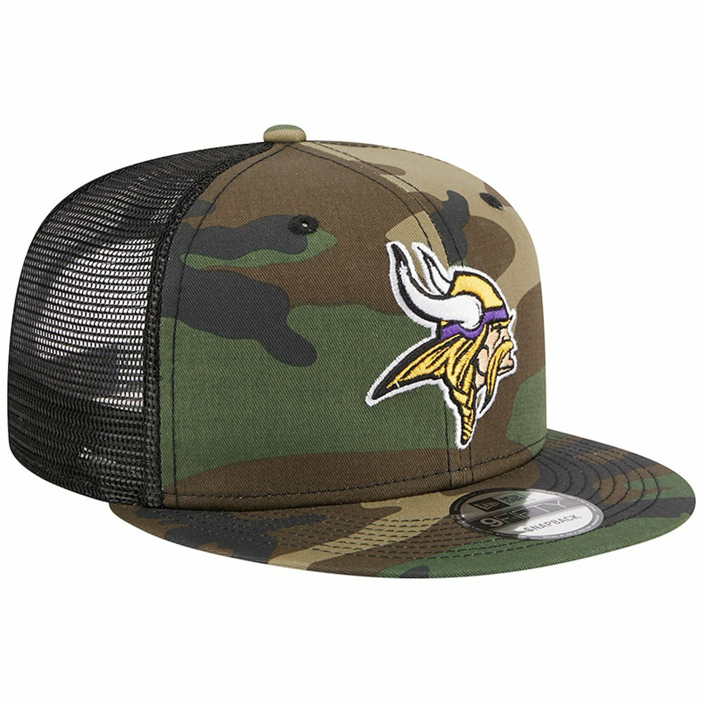 Minnesota Vikings New Era Main Trucker 9FIFTY Snapback Hat Camo