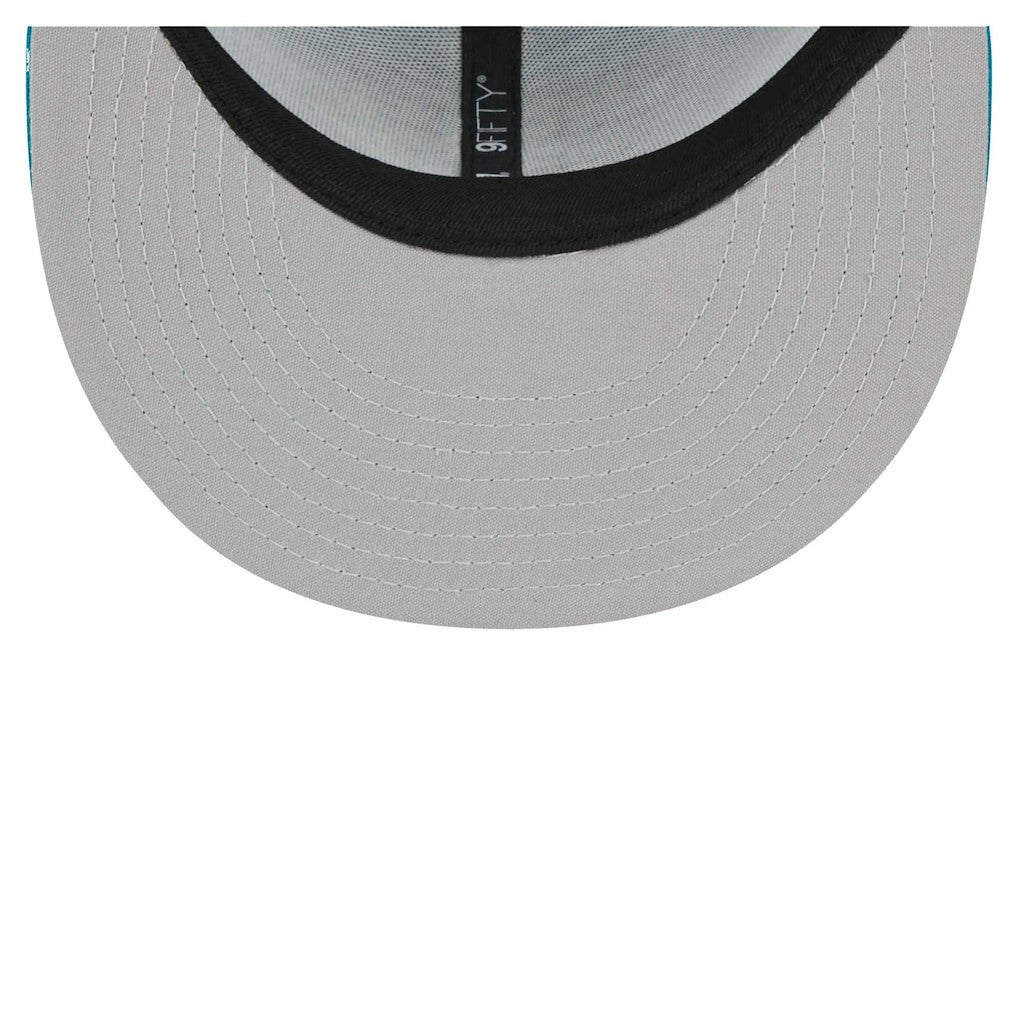 Jacksonville Jaguars New Era Youth Main Trucker 9FIFTY Snapback Hat Teal