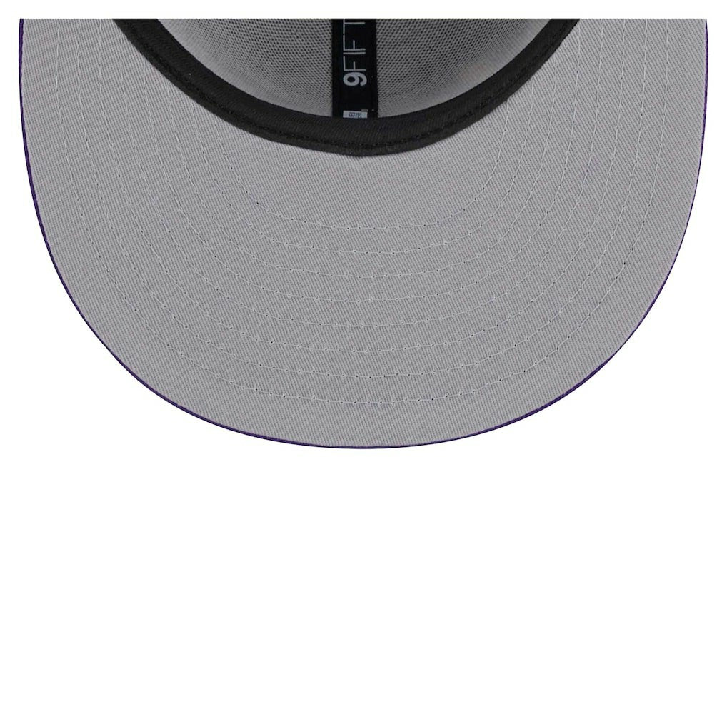 Minnesota Vikings New Era Main Script 9FIFTY Snapback Hat Purple