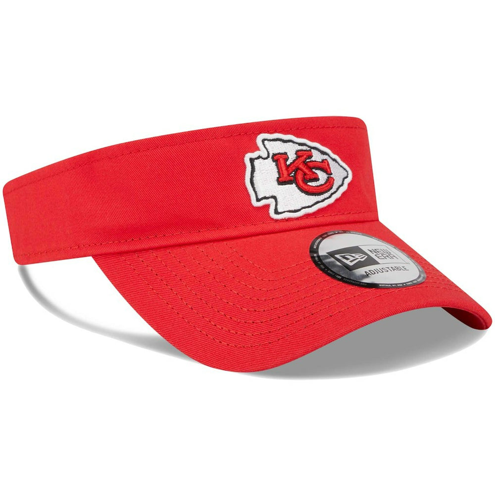 Kansas City Chiefs New Era Main Adjustable Visor Red