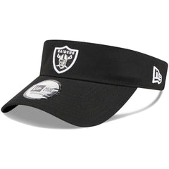 Las Vegas Raiders New Era Main Adjustable Visor Black