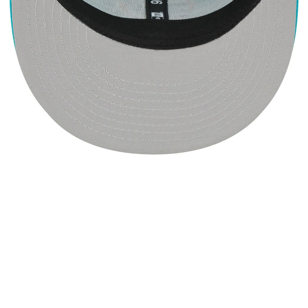 Miami Dolphins New Era Youth Main Trucker 9FIFTY Snapback Hat Aqua