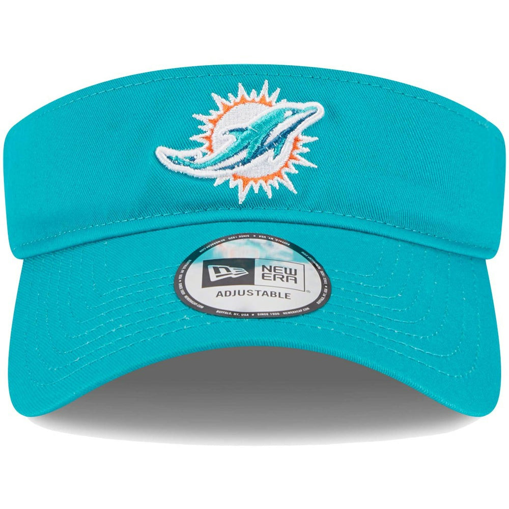 Miami Dolphins New Era Main Adjustable Visor Aqua