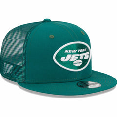 New York Jets New Era Youth Main Trucker 9FIFTY Snapback Hat Green