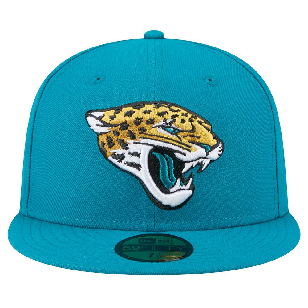 Jacksonville Jaguars New Era Main 59FIFTY Fitted Hat Teal