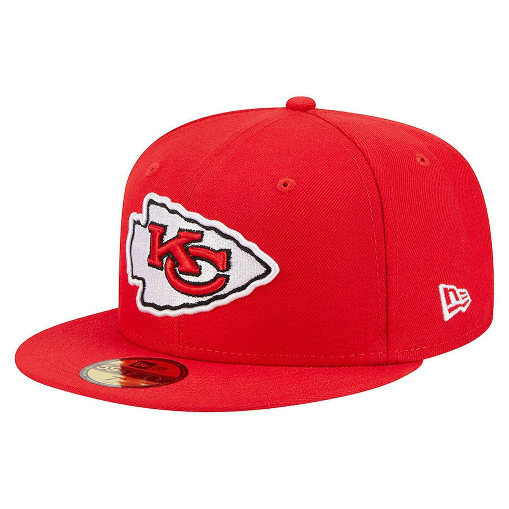 Kansas City Chiefs New Era Main 59FIFTY Fitted Hat Red