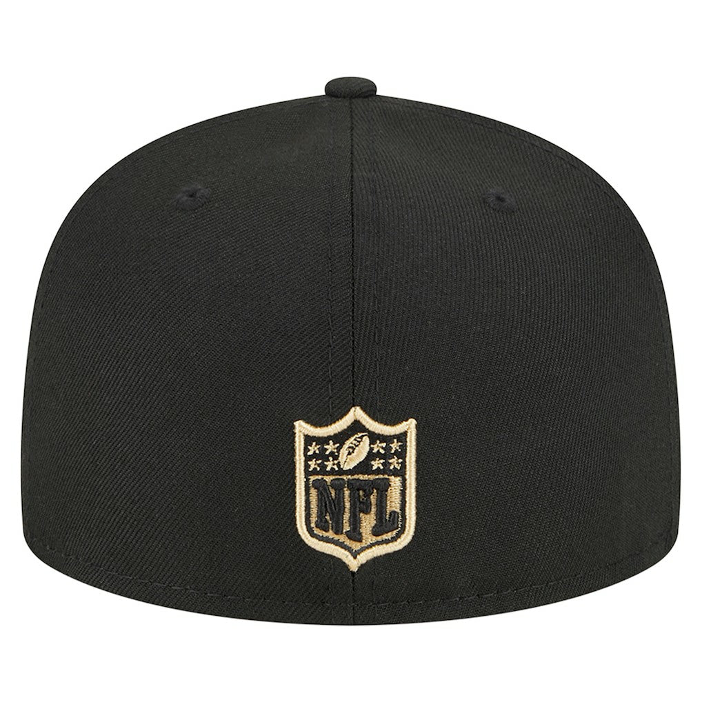 New Orleans Saints New Era Main 59FIFTY Fitted Hat Black