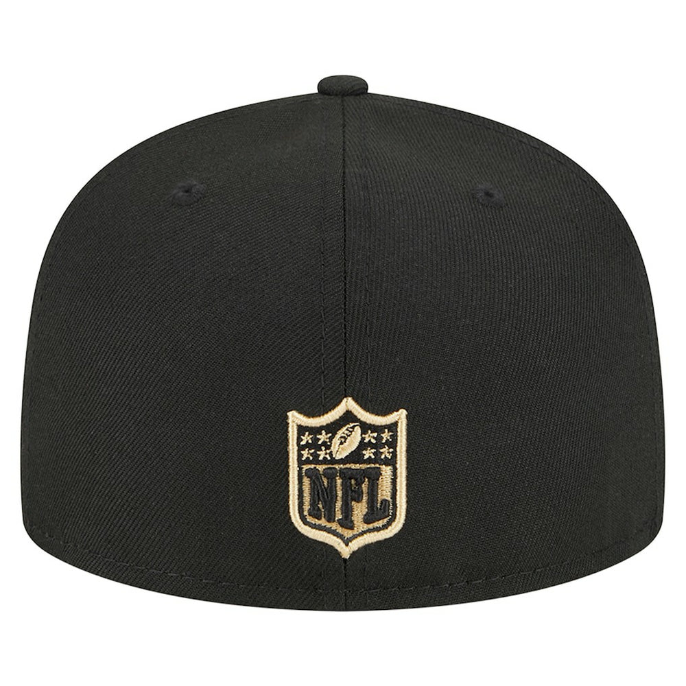 New Orleans Saints New Era Main 59FIFTY Fitted Hat Black