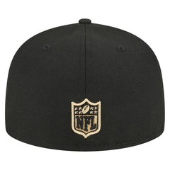 New Orleans Saints New Era Main 59FIFTY Fitted Hat Black