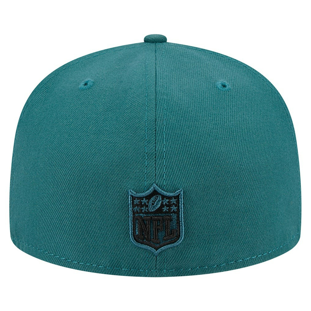Philadelphia Eagles New Era Main 59FIFTY Fitted Hat Midnight Green