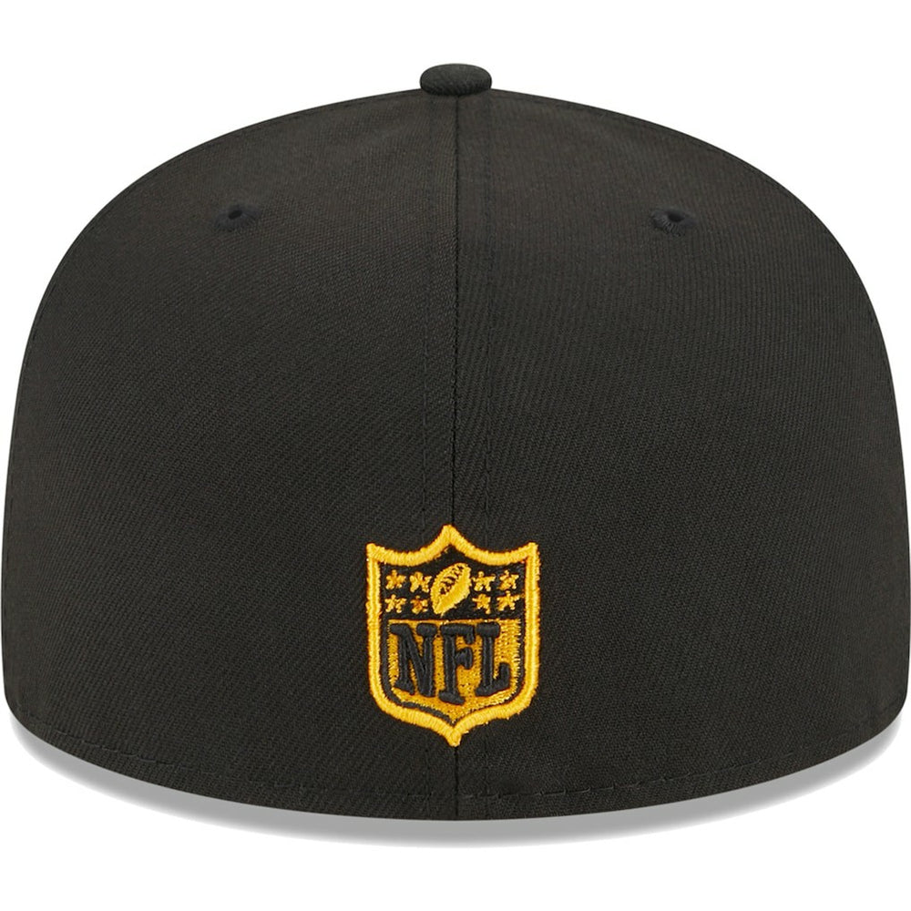Pittsburgh Steelers New Era Main 59FIFTY Fitted Hat Black