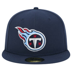 Tennessee Titans New Era Main 59FIFTY Fitted Hat Navy