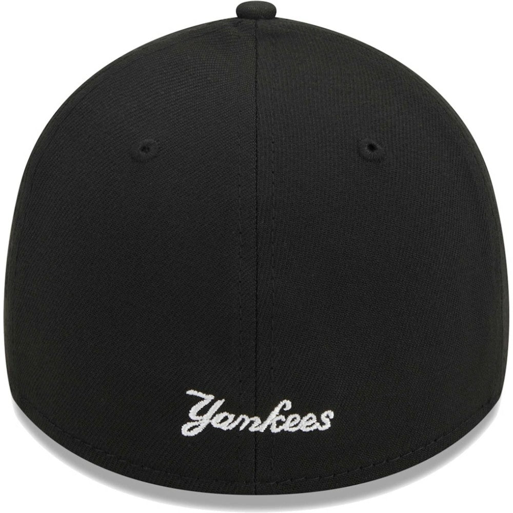 New York Yankees New Era Logo 39THIRTY Flex Hat - Black - New Era Online