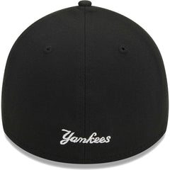 New York Yankees New Era Logo 39THIRTY Flex Hat - Black - New Era Online
