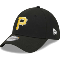 Pittsburgh Pirates New Era Logo 39THIRTY Flex Hat - Black - New Era Online