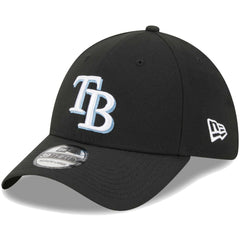 Tampa Bay Rays New Era Logo 39THIRTY Flex Hat - Black - New Era Sale