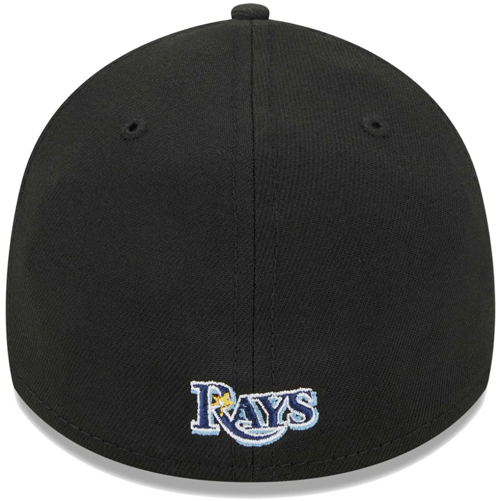 Tampa Bay Rays New Era Logo 39THIRTY Flex Hat - Black - New Era Sale