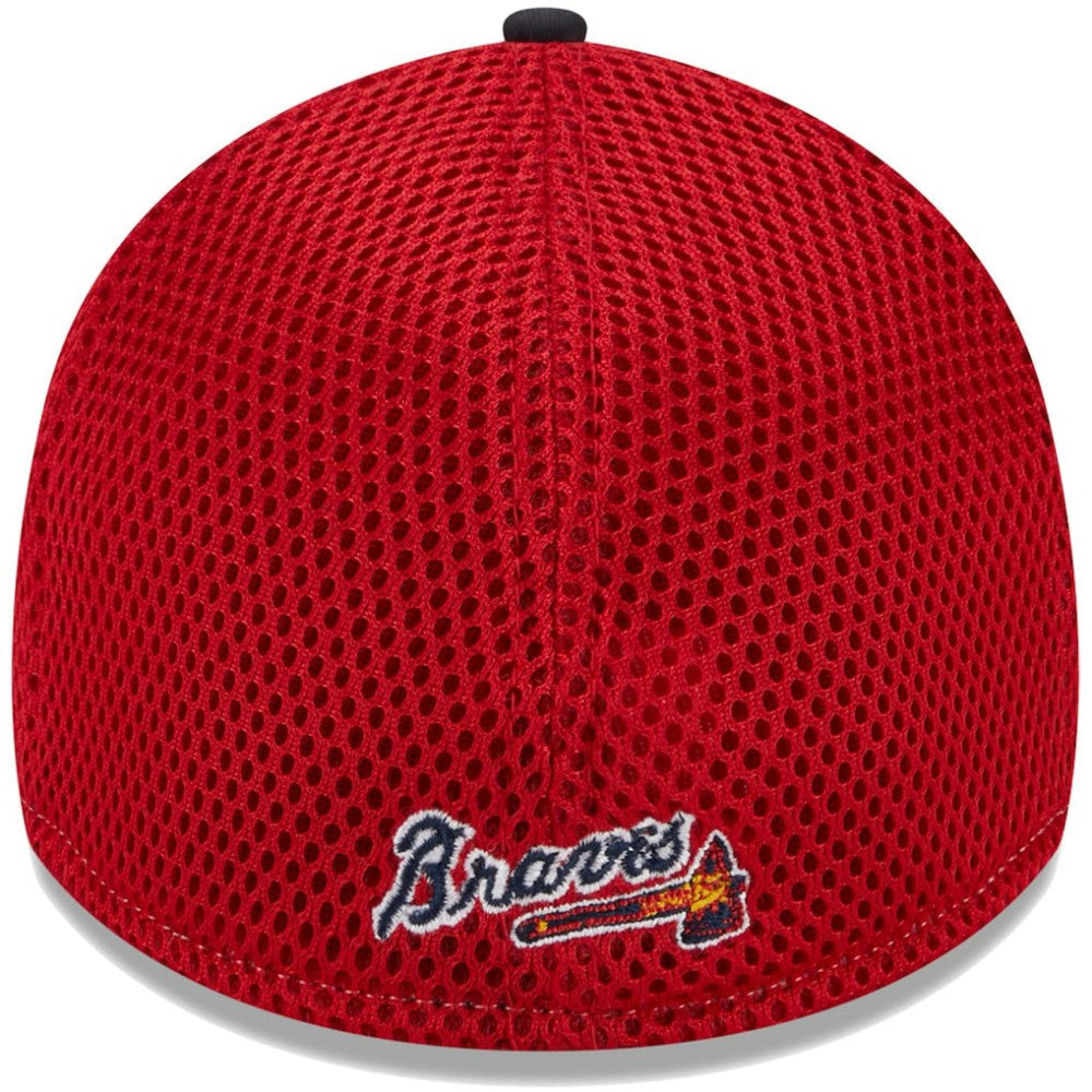Atlanta Braves New Era Team Neo 39THIRTY Flex Hat - Navy - New Era Sale
