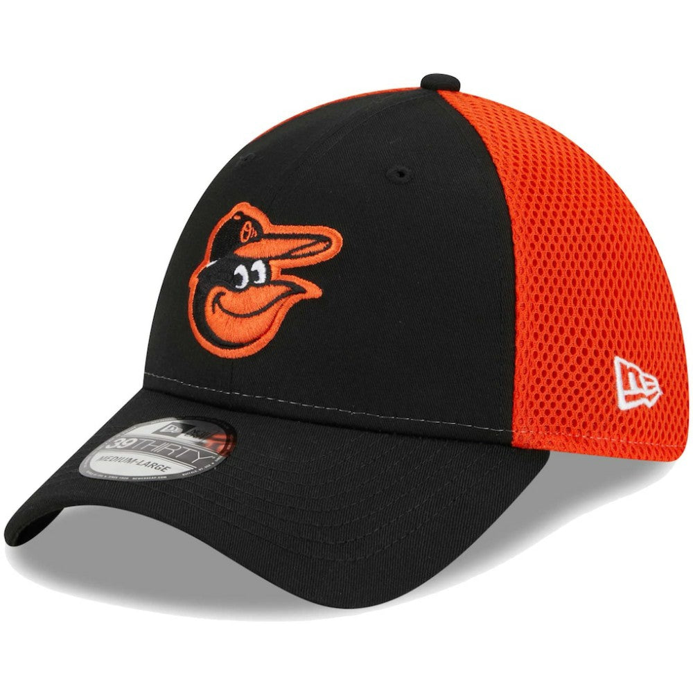 Baltimore Orioles New Era Team Neo 39THIRTY Flex Hat - Black - New Era Lifestyle