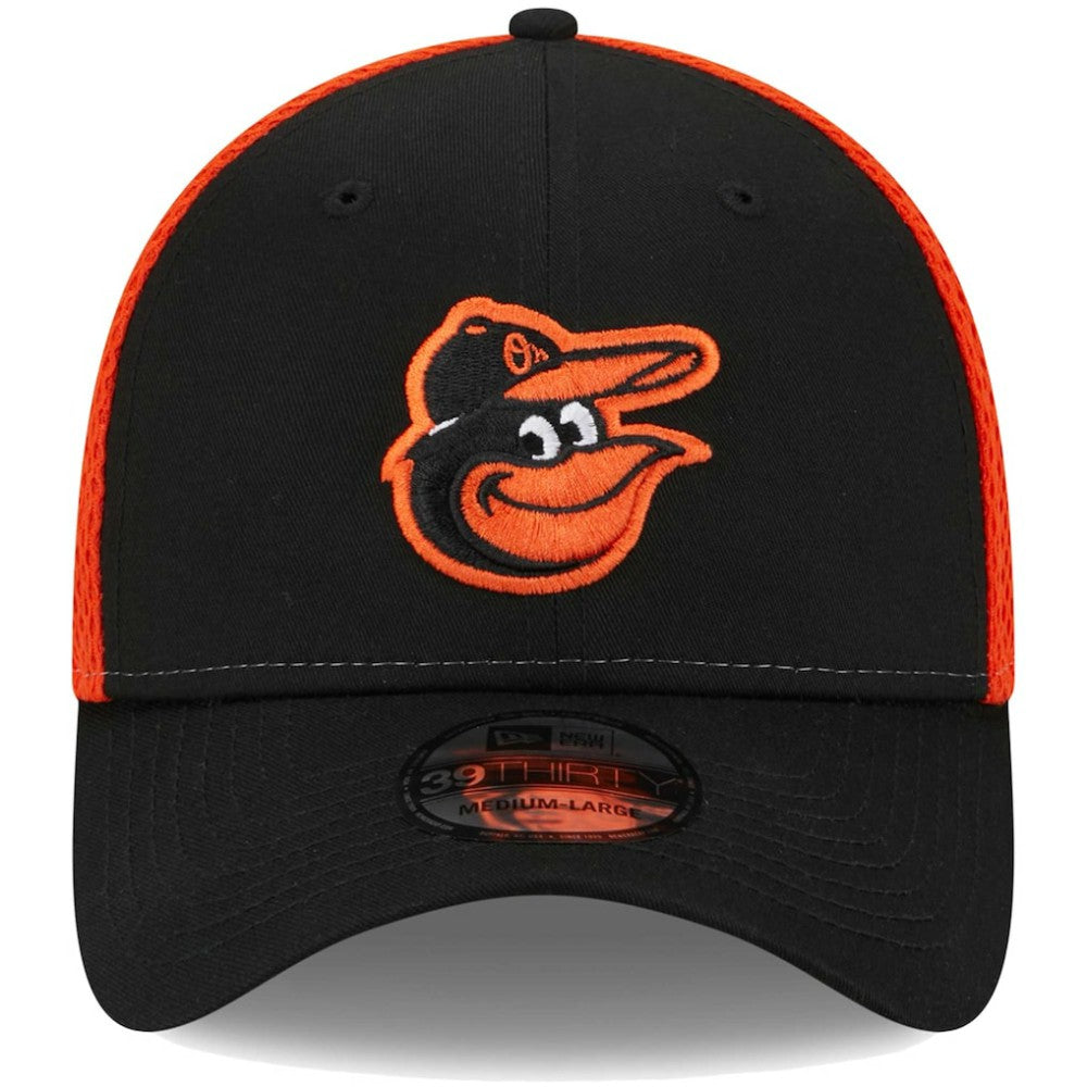 Baltimore Orioles New Era Team Neo 39THIRTY Flex Hat - Black - New Era Lifestyle