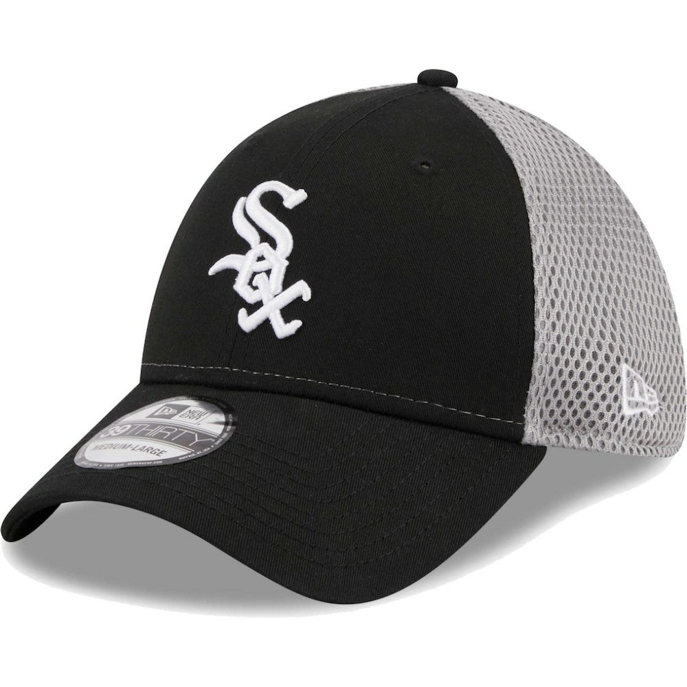 Chicago White Sox New Era Team Neo 39THIRTY Flex Hat - Black - New Era Lifestyle