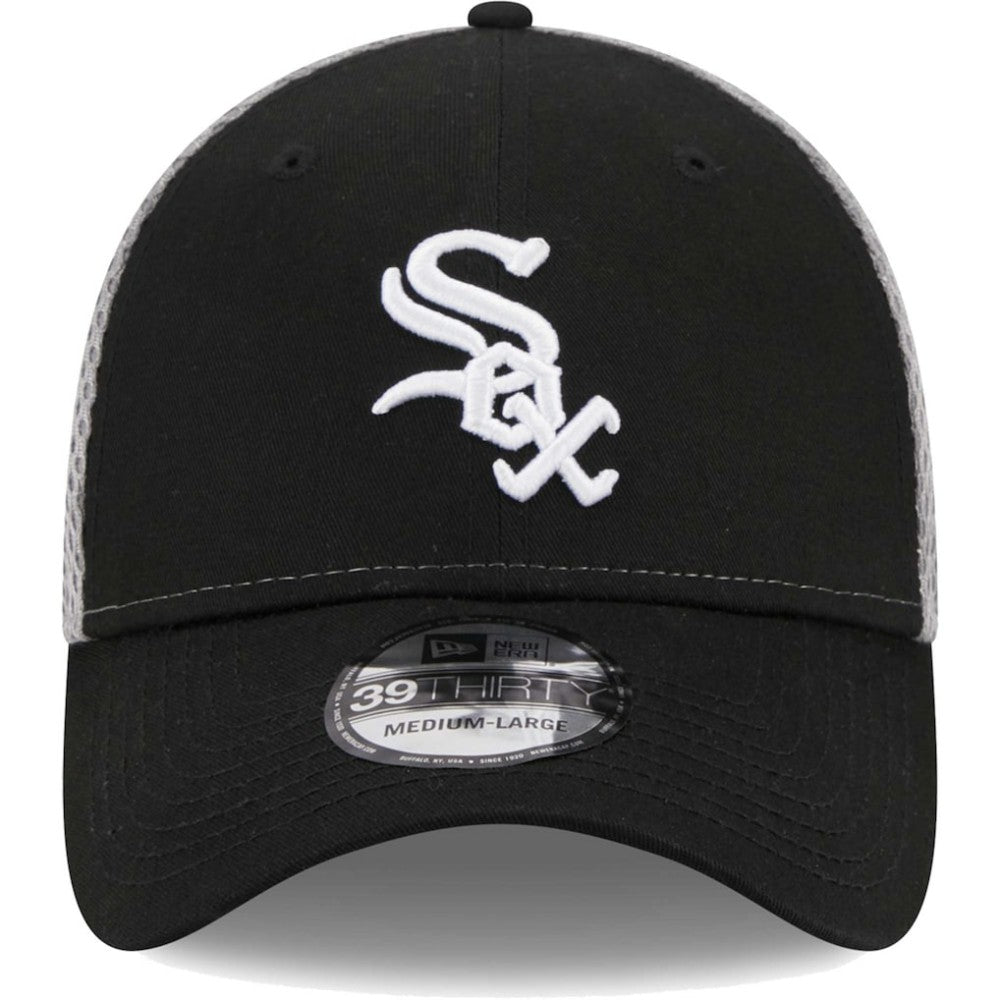 Chicago White Sox New Era Team Neo 39THIRTY Flex Hat - Black - New Era Lifestyle