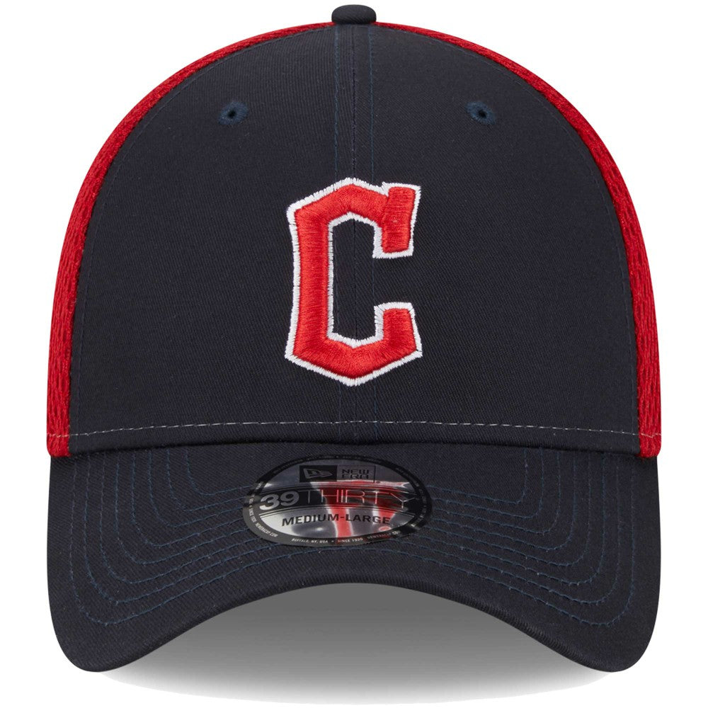 Cleveland Guardians New Era Team Neo 39THIRTY Flex Hat - Navy - New Era on Sale