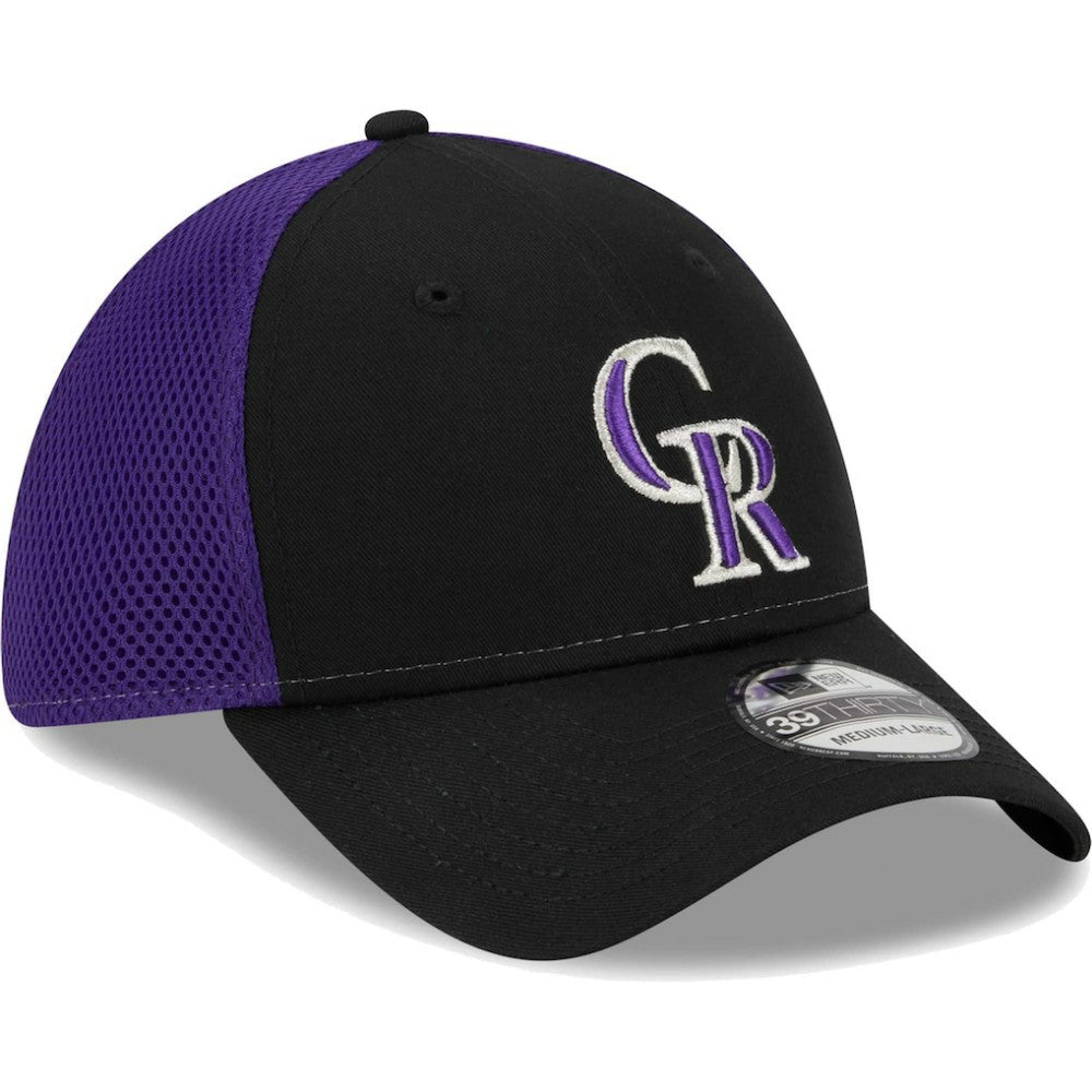 Colorado Rockies New Era Team Neo 39THIRTY Flex Hat - Black - New Era Sale