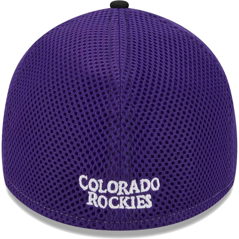 Colorado Rockies New Era Team Neo 39THIRTY Flex Hat - Black - New Era Sale