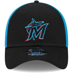 Miami Marlins New Era Team Neo 39THIRTY Flex Hat - Black - New Era Lifestyle