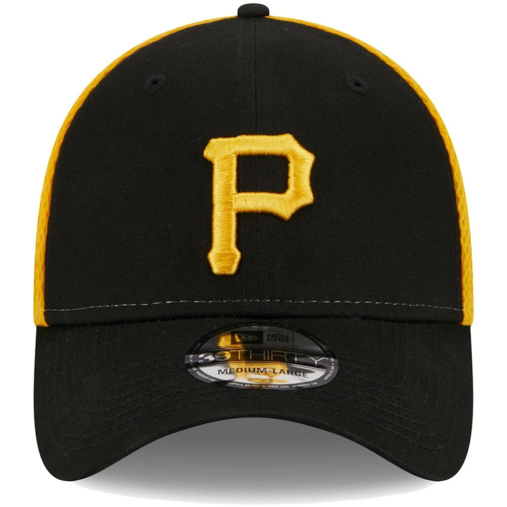 Pittsburgh Pirates New Era Team Neo 39THIRTY Flex Hat - Black - New Era Lifestyle