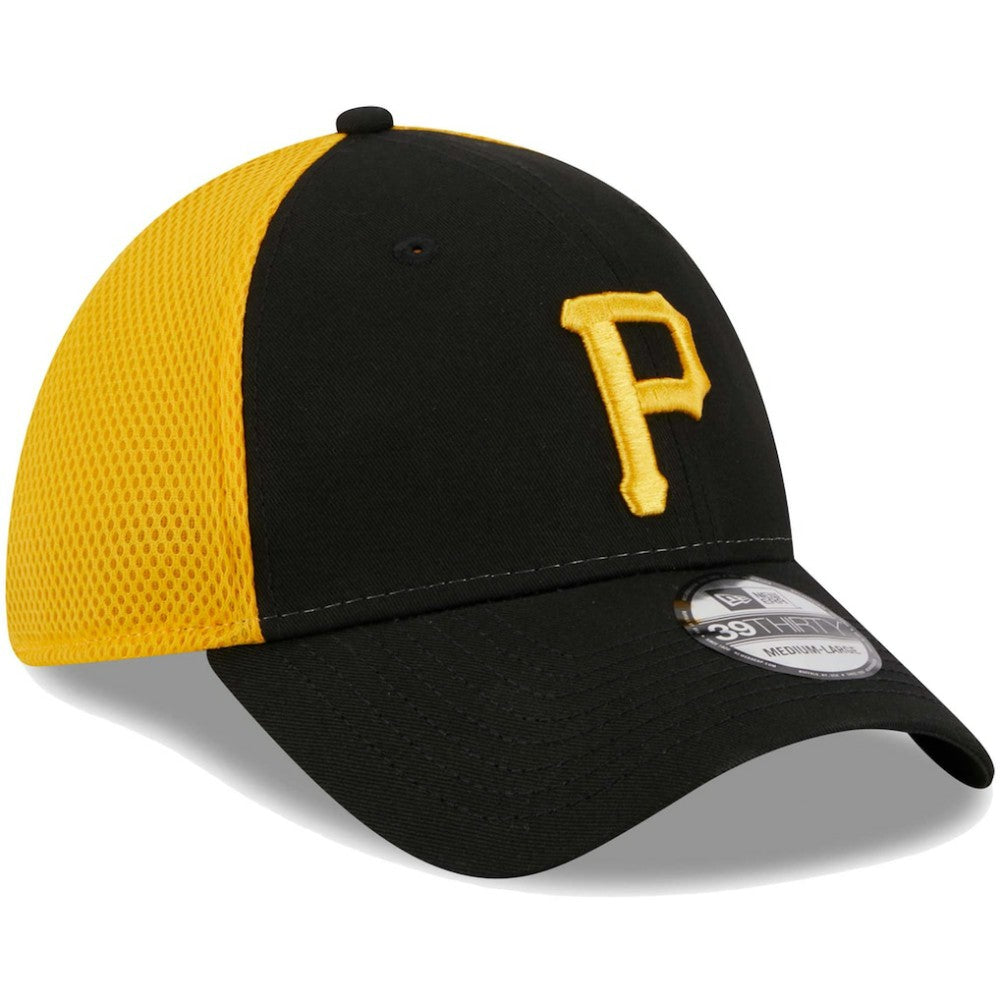 Pittsburgh Pirates New Era Team Neo 39THIRTY Flex Hat - Black - New Era Lifestyle