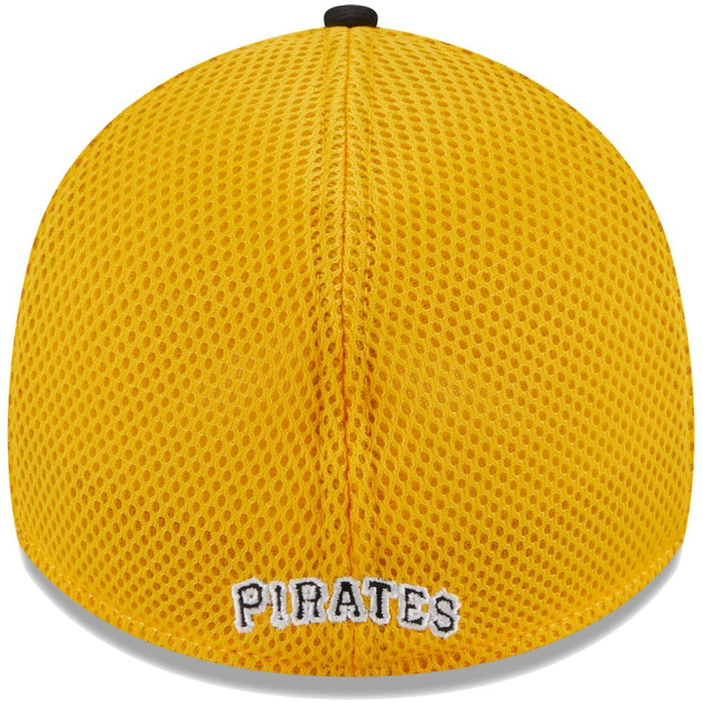 Pittsburgh Pirates New Era Team Neo 39THIRTY Flex Hat - Black - New Era Lifestyle