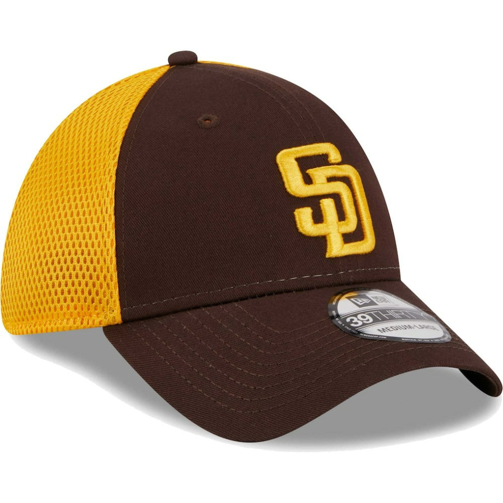 San Diego Padres New Era Team Neo 39THIRTY Flex Hat - Brown - New Era on Sale