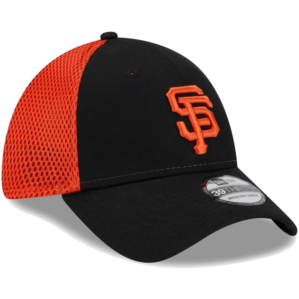 San Francisco Giants New Era Team Neo 39THIRTY Flex Hat - Black - New Era Online