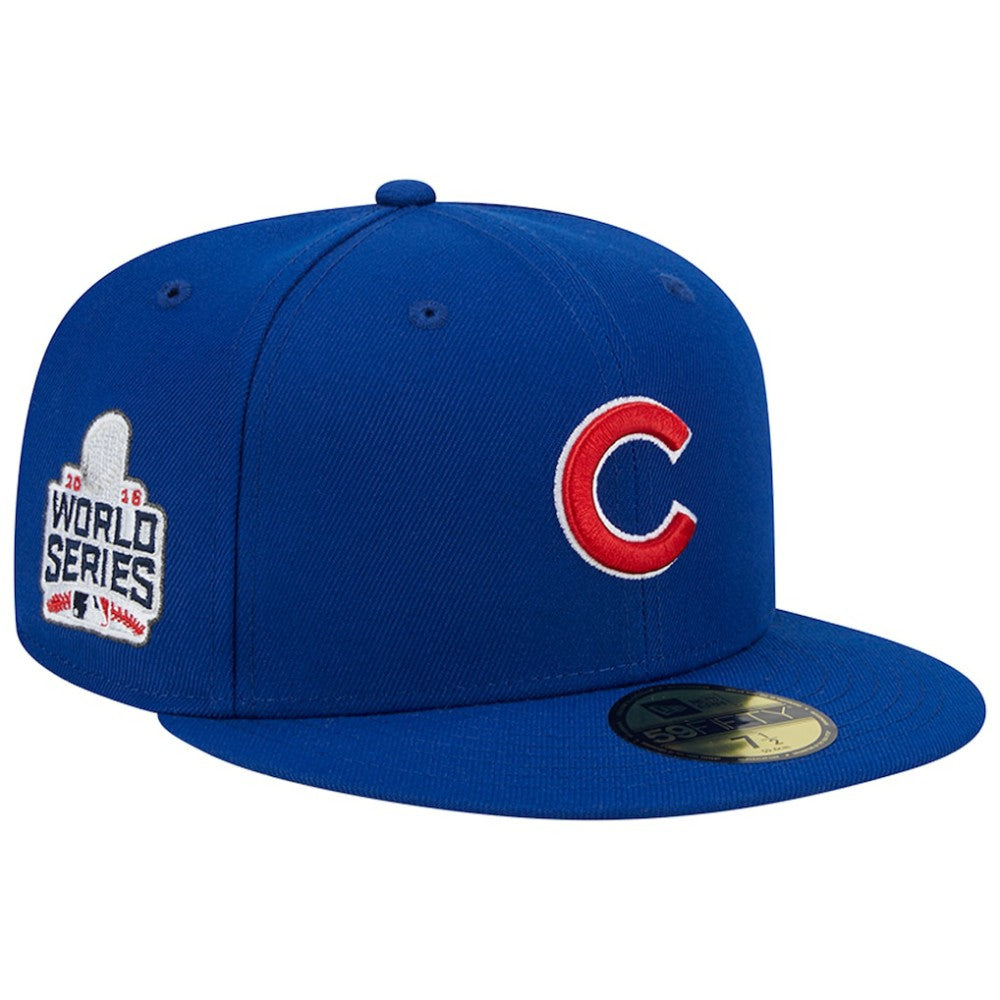 Chicago Cubs New Era  2016 World Series Team Color 59FIFTY Fitted Hat - Royal - New Era Online