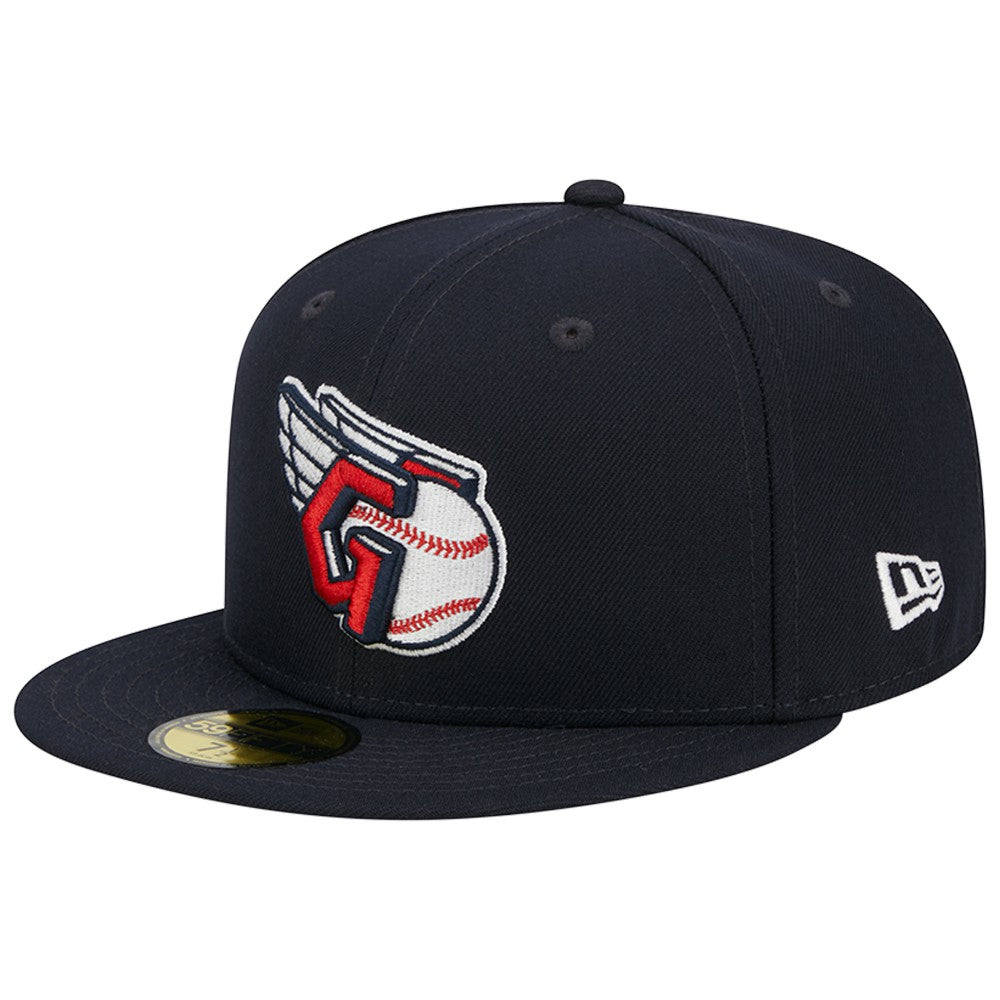 Cleveland Guardians New Era Primary Logo 2019 MLB All-Star Game Team Color 59FIFTY Fitted Hat - Navy - New Era Discount