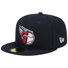 Cleveland Guardians New Era Primary Logo 2019 MLB All-Star Game Team Color 59FIFTY Fitted Hat - Navy - New Era Discount
