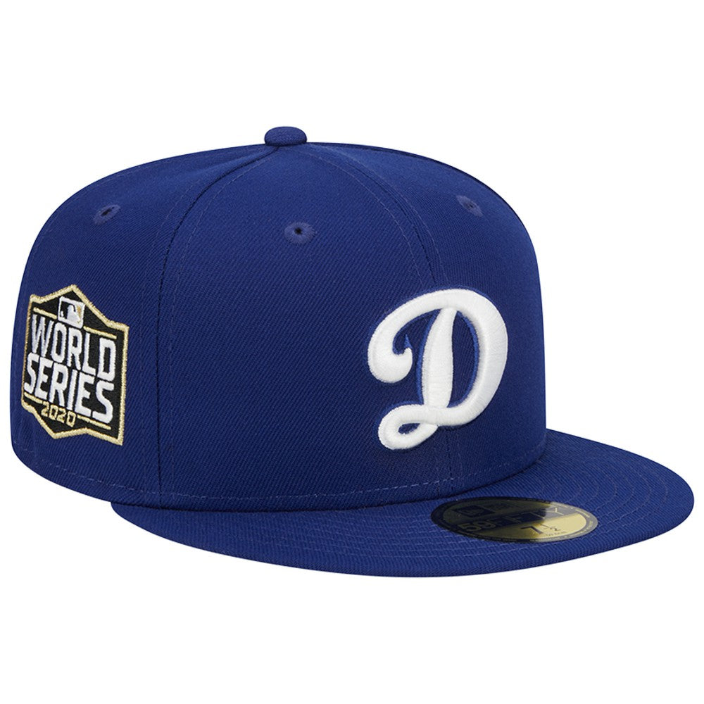 Los Angeles Dodgers New Era Alternate Logo 2020 World Series Team Color 59FIFTY Fitted Hat - Royal - New Era Sale