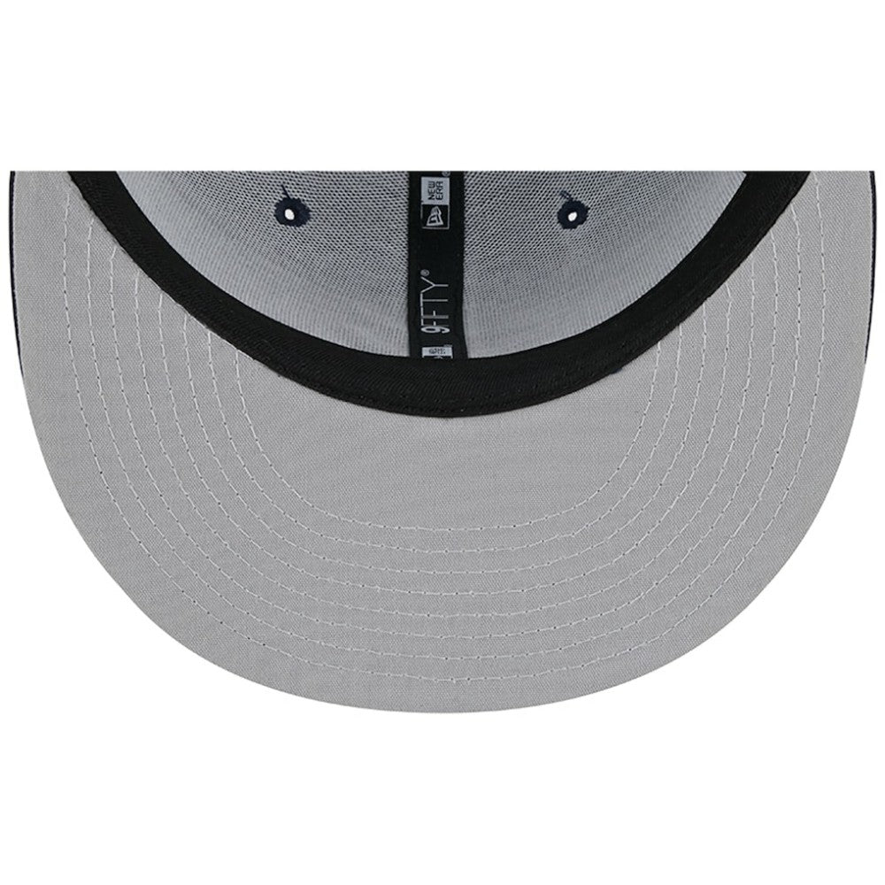 Atlanta Braves New Era Team Color Trucker 9FIFTY Snapback Hat - Navy - New Era Lifestyle
