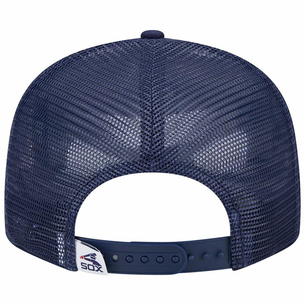 Chicago White Sox New Era Cooperstown Collection Team Color Trucker 9FIFTY Snapback Hat - Navy - New Era Sale