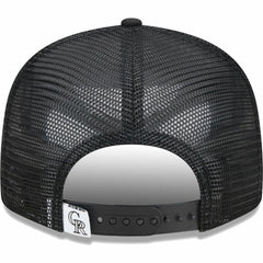 Colorado Rockies New Era Team Color Trucker 9FIFTY Snapback Hat - Black - New Era Discount