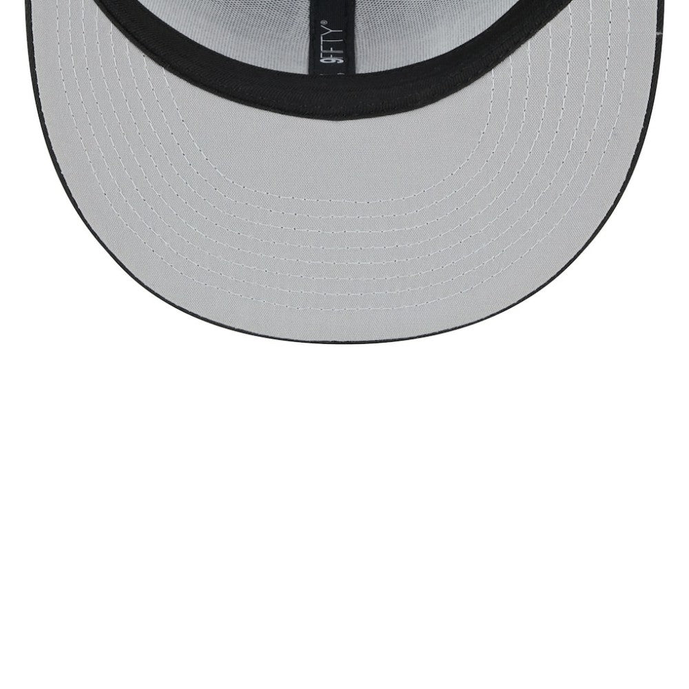 Colorado Rockies New Era Team Color Trucker 9FIFTY Snapback Hat - Black - New Era Discount