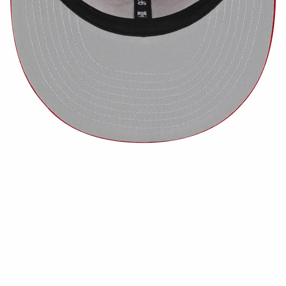 Los Angeles Angels New Era Team Color Trucker 9FIFTY Snapback Hat - Red - New Era on Sale