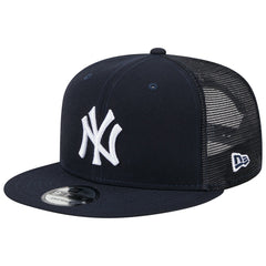 New York Yankees New Era Team Color Trucker 9FIFTY Snapback Hat - Navy - New Era Discount