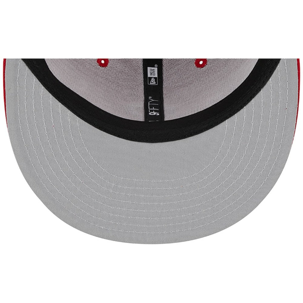 Philadelphia Phillies New Era Team Color Trucker 9FIFTY Snapback Hat - Red - New Era on Sale