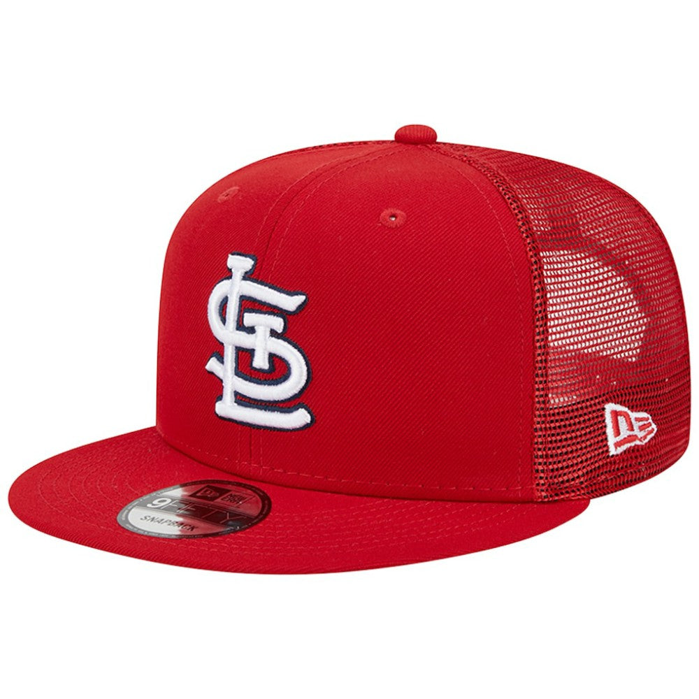 St. Louis Cardinals New Era Team Color Trucker 9FIFTY Snapback Hat - Red - New Era on Sale